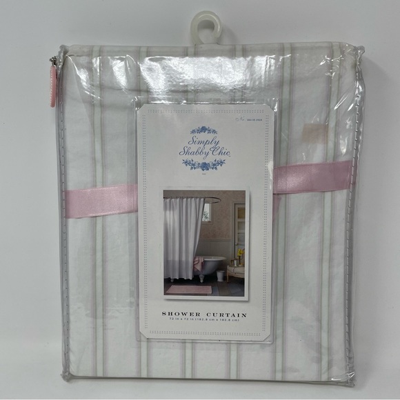 Simply Shabby Chic Bath Simply Shabby Chic Shower Curtain New In